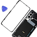 Miniatyrbillede 3 af 4: Original bagrude klæbemiddel til Samsung Galaxy S20 FE Samsung Transparent Transparent