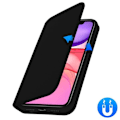 Miniatyrbillede 4 af 4: Housse iPhone 11 - AVIZAR - Folio Wallet Case - Øko-læder Sort - Støttefunktion Svart