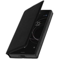 Miniatyrbillede 1 af 4: Housse - AVIZAR - Xperia XZ1 Compact - Øko-læder - Sort - Støttefunktion Svart