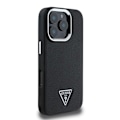 Pikkukuva 4 / 6: Kotelo iPhone 16 Prolle - Guess Triangle Graained MagSafe (GUHMP16LPGPGTSPSK) - musta