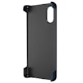 Miniatyrbillede 2 af 5: Coque - Sony - Xperia 5 V - Stiv - Simililæder - Stødabsorberende - Ultra-tynd Midnattsblå