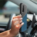 Miniatyrbillede 4 af 4: Coque - AVIZAR - Xiaomi Mi 10T / 10T Pro - Læderlook - Stødsikker Beskyttelse - Magnetisk Kompatibel Blå