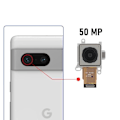 Miniatyrbillede 3 af 4: Bagkamera - AVIZAR - Google Pixel 7 - 50MP - Sort - Kompatibel erstatning Svart