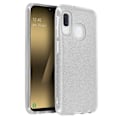 Pikkukuva 2 / 4: Suojaava kuori - AVIZAR - Samsung Galaxy A20e - Kiiltävä - Puolikova - Hopeanharmaa Silvergrå