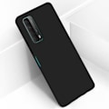 Pikkukuva 2 / 4: Suojakuori - Huawei - P smart 2021 - Pehmeä silikonigeeli - Soft Touch - Musta Svart