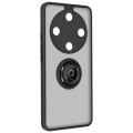 Miniatyrbillede 1 af 6: Taske til Honor Magic 6 Lite 5G - AVIZAR - Metalring Support Funktion Sort Svart