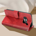 Pikkukuva 3 / 5: Case for Nothing Phone 2a Rannehihna Flip Stand Lompakko Punainen Röd