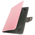 Miniatyrbild 1 av 5: Housse Tablett - AVIZAR - Universell - Vintage Läder Effekt - Videostöd - Rosa Rosa