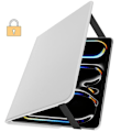 Miniatyrbillede 4 af 5: Flip Case til iPad Pro 11 2024 Folio Rotating 360 Stand Stand Hvid Vit