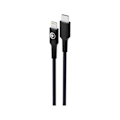 Miniatyrbillede 4 af 5: USB-C / Lightning 3A Power Delivery 60W 1,2m Opladnings- og Overførsels Kabel BigBen Connected Sort