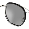 Miniatyrbillede 5 af 5: Aviator Solbriller CV3087 Gradient Linser UV400 Sort / Sølv Svart