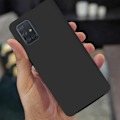 Miniatyrbillede 4 af 4: Hel beskyttelseskappe - AVIZAR - Samsung Galaxy A71 - Hård Bag - Blød Foran - Sort svart
