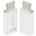 Pikkukuva 2 / 5: iPhone Lightning - USB-C - 4smarts - 2 kpl - Power Delivery 27W - Valkoinen - Sisäänrakennettu suoja