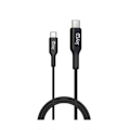 Miniatyrbillede 3 af 6: USB-C Opladningskabel - JAYM - Model PD 3.0 - 3A - 1M - Overophedningsbeskyttelse Svart