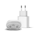 Miniatyrbild 2 av 4: USB Type C-laddare - AVIZAR - 20W - Snabbladdning - Kompakt design - Optimerad säkerhet Vit