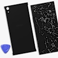 Miniatyrbillede 4 af 4: Udskiftnings batteri cover - AVIZAR - Sony Xperia XA1 Ultra - Sort Svart