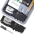 Pikkukuva 3 / 3: Ulkoinen kaiutin Samsung Galaxy A55 Original Samsung Black -puhelimeen Svart