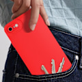Miniatyrbillede 3 af 6: Cover til iPhone 7 / 8 / SE 2020 / SE 2022 - AVIZAR - Silikone - Rød - Halvstiv - Glat - Blandet Röd