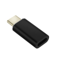 Miniatyrbillede 2 af 6: Lightning til USB-C-adapter - MAXLIFE - Oplad og synkronisering - Kompakt - Sort