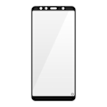 Miniatyrbillede 1 af 5: Sammenbrudssikret Glas til Samsung A7 2018 Hårdhed 9H+ Livstidsgaranti Sort Glas Svart