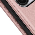 Miniatyrbillede 4 af 5: Etui til iPhone X og XS - AVIZAR - Kortholder Video Support Magnetic Flip - Pink Rosa