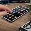 Miniatyrbild 3 av 4: Skyddande skal - AVIZAR - Xiaomi Redmi 9A - Hård baksida - Mjuk framsida - Transparent Transparent