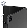 Miniatyrbild 4 av 5: Fodral för Honor Pad X9 - AVIZAR - Trifold Support Video och tangentbord - Svart - 10,1 tum Svart