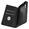 Miniatyrbillede 2 af 6: Smartphone sleeve - Samsung - Galaxy A15 5G - RFID beskyttelse - Sort - Elegant pungetui Svart