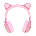 Miniatyrbild 1 av 4: Bluetooth-hörlurar - AVIZAR - Cat Ears - Lätt animation - 12h batteritid - Blandat Rosa