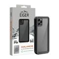 Miniatyrbillede 2 af 4: Cover til iPhone 14 Pro - EIGER - 360° Fuld beskyttelse Vandtæt IP68 forstærket - Sort Transparent