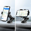 Pikkukuva 4 / 5: HAMMER-autoteline puhelimen äärimmäiseen kiinnitykseen 360° Svart