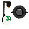 Miniatyrbillede 2 af 3: Hjemmeknap - Apple - iPhone 4S - Sort - Forbindelseskabel - Erstatning for beskadiget knap Svart