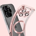 Pikkukuva 4 / 6: MagSafe Case iPhone 16 Prolle Silicone Chrome Contour Champagne Pink Rosa