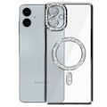 Miniatyrbild 2 av 6: Coque Diamant för Samsung Galaxy A06 MagSafe Contour Strass Svart Svart
