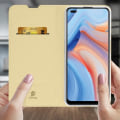 Miniatyrbillede 3 af 4: Oppo Reno 4 Case Kortholder Support Funktion Dux Ducis Guld Gul