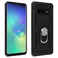Pikkukuva 1 / 4: Coque - ILMOITA - Galaxy S10 Plus - Iskunkestävä - Videotuki Rengas - Musta Svart