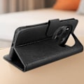 Miniatyrbillede 3 af 6: Etui til Honor Magic 6 Pro 5G - AVIZAR - Chesterfield - Pung og videoholder - Sort Svart