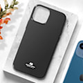 Pikkukuva 3 / 4: Coque - MERCURY - iPhone 13 Mini - Silikoni Geeli Joustava - Kiiltävä Vaikutus - Iskusuojelu Svart