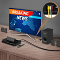 Miniatyrbild 3 av 4: HDMI till 3x RCA hankabel - LINQ - HD-AV994 - 1,5 m - Ljud- och bildadapter - Svart