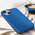 Miniatyrbillede 4 af 4: Cover til iPhone 15 Premium Silikone Halvstiv Blød mat finish blå