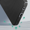 Miniatyrbild 4 av 6: Nillkin hårt fodral för Samsung Galaxy A15 5G - Stötsäkert förstärkta hörn - skjutbart kameraskydd - svart Svart