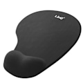 Miniatyrbillede 1 af 5: Ergonomisk mussemåtte med anti-trætheds håndledsstøtte LinQ Sort