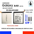 Miniatyrbild 1 av 4: ORIGINAL BATTERI SAMSUNG GALAXY A40 EB-BA405ABE SM-A405 SERIES 3100MAH + DEMONTERING VERKTYGSSATS ÄKTA BATTERI VERKTYG Grå