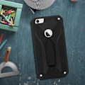 Miniatyrbild 4 av 4: Coque - Forcell - Phantom - iPhone 7/8 - Hybrid Protection - Inbyggd stödfunktion Svart