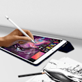 Miniatyrbillede 4 af 4: iPad Air 2019 og iPad Pro 10.5 Cover Video Support/Tastatur Trifold Midnight Blue