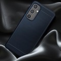 Pikkukuva 3 / 6: AVIZAR Samsung Galaxy A55 Flexible Carbon Effect Midnight Blue Case - Iskunkestävät vahvistetut kulmat Blå