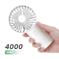 Miniatyrbillede 3 af 5: Bærbar 2-i-1 Blæser 4000mAh Batteri USB-C Opladning Lommelygte Akashi Hvid Vit