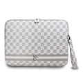 Miniatyrbillede 1 af 2: Laptop Sleeve 15-16 inches - Checkered and Striped Patterns - Beige