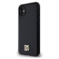 Pikkukuva 4 / 6: DKNY Musta MagSafe-yhteensopiva takakuori iPhone 11:lle Svart