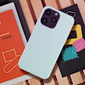Pikkukuva 4 / 5: iPhone 14 Pro Max Case Puolijäykkä Ohut Pehmeä Sisäpuoli Moxie jäänsininen